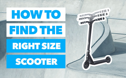 How to find the right size scooter?