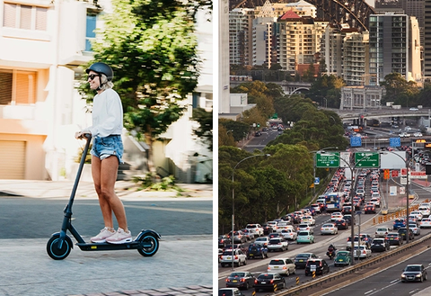 How electric scooters save Carbon Emissions and the planet!