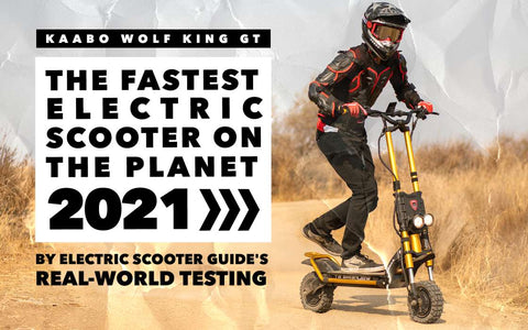 The fastest electric scooter: Kaabo Wolf King GT