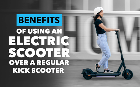 Benefits of using an electric scooter over a regular kick scooter
