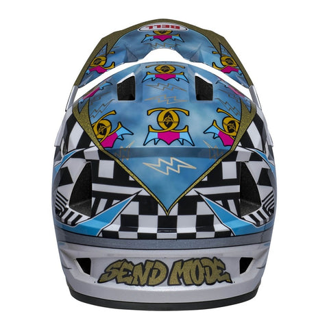 BELL SANCTION 2 DLX MIPS HELMET BLACKWHITE - SCOOTER HUT
