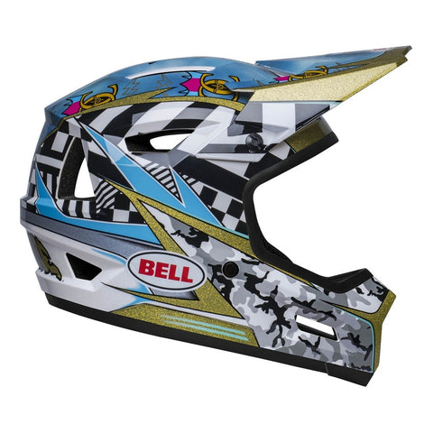 BELL SANCTION 2 DLX MIPS HELMET BLACKWHITE - SCOOTER HUT