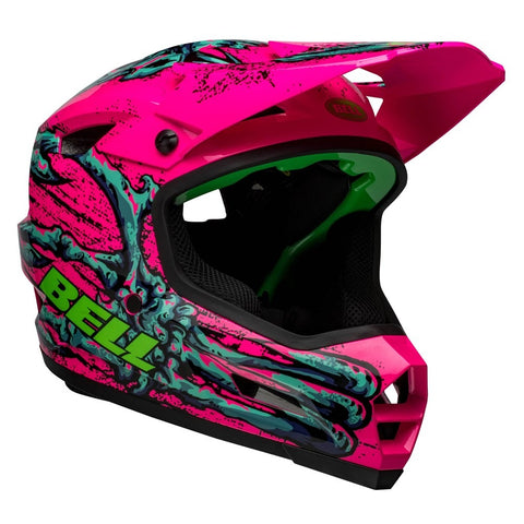BELL SANCTION 2 DLX MIPS HELMET PINKTURQUOISE - SCOOTER HUT