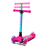 I-Glide Kids 3 Wheel Scooter v3 | Pink/Aqua