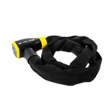 E-Glide EGL08-120 Bike / Scooter Alarm Chain Lock | Black & Yellow | Key