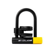 E-Glide EGL14-150  Bike / Scooter Alarm U Lock | Black & Yellow | Key