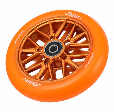 ENVY Delux Scooter Wheels 26mm x 120mm | Orange/Orange | SINGLE