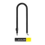 E-Glide EGL14-300  Bike / Scooter Alarm U Lock | Black & Yellow | Key