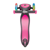 Globber Elite Deluxe 3-Wheel Kids Scooter with Lights | Deep Pink