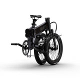 MATE Fusion Folding Electric Bike Subdued Black Folded - SCOOTER HUT