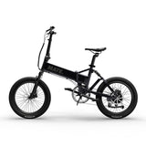 MATE Fusion Folding Electric Bike Subdued Black Side Left - SCOOTER HUT