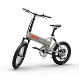 MATE Fusion Folding Electric Bike Ghost Gravity Front Side Left - SCOOTER HUT