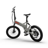 MATE Fusion Folding Electric Bike Ghost Gravity Rear Side Left - SCOOTER HUT
