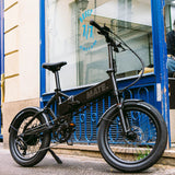 MATE Fusion Folding Electric Bike Lifestyle Static Black - SCOOTER HUT