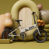 MATE Go+ Folding Electric Bike Cloud Mist Colour - SCOOTER HUT