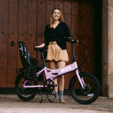 MATE Go+ Folding Electric Bike Lifestyle Blush - SCOOTER HUT