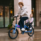 MATE Go+ Folding Electric Bike Lifestyle Neon - SCOOTER HUT