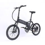 MATE Icon Folding Electric Bike Subdued Black Front Side Left - SCOOTER HUT