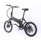 MATE Icon Folding Electric Bike Subdued Black Rear Side Left - SCOOTER HUT