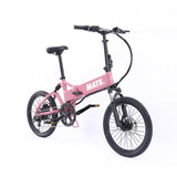 MATE Icon Folding Electric Bike Soft Bloom Front Side Right - SCOOTER HUT