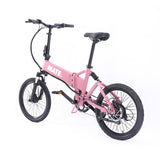 MATE Icon Folding Electric Bike Soft Bloom Rear Side Left - SCOOTER HUT