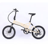 MATE Icon Folding Electric Bike Ivory Moon Side Left - SCOOTER HUT
