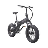 MATE X Evo Folding Electric Bike Subdued Black Front Side Right - SCOOTER HUT