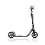 Globber ONE L 205 DELUXE Commuter Scooter | Titanium/Charcoal Grey