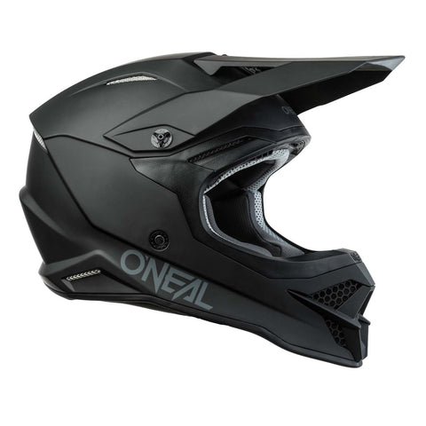 O'Neal 2023 3 SRS Solid V.23 Full Face Helmet | Flat Black