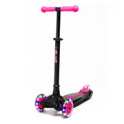 I-Glide Kids 3 Wheel Scooter v3 | Black/Pink