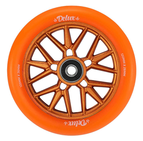 ENVY Delux Scooter Wheels 26mm x 120mm | Orange/Orange | SINGLE