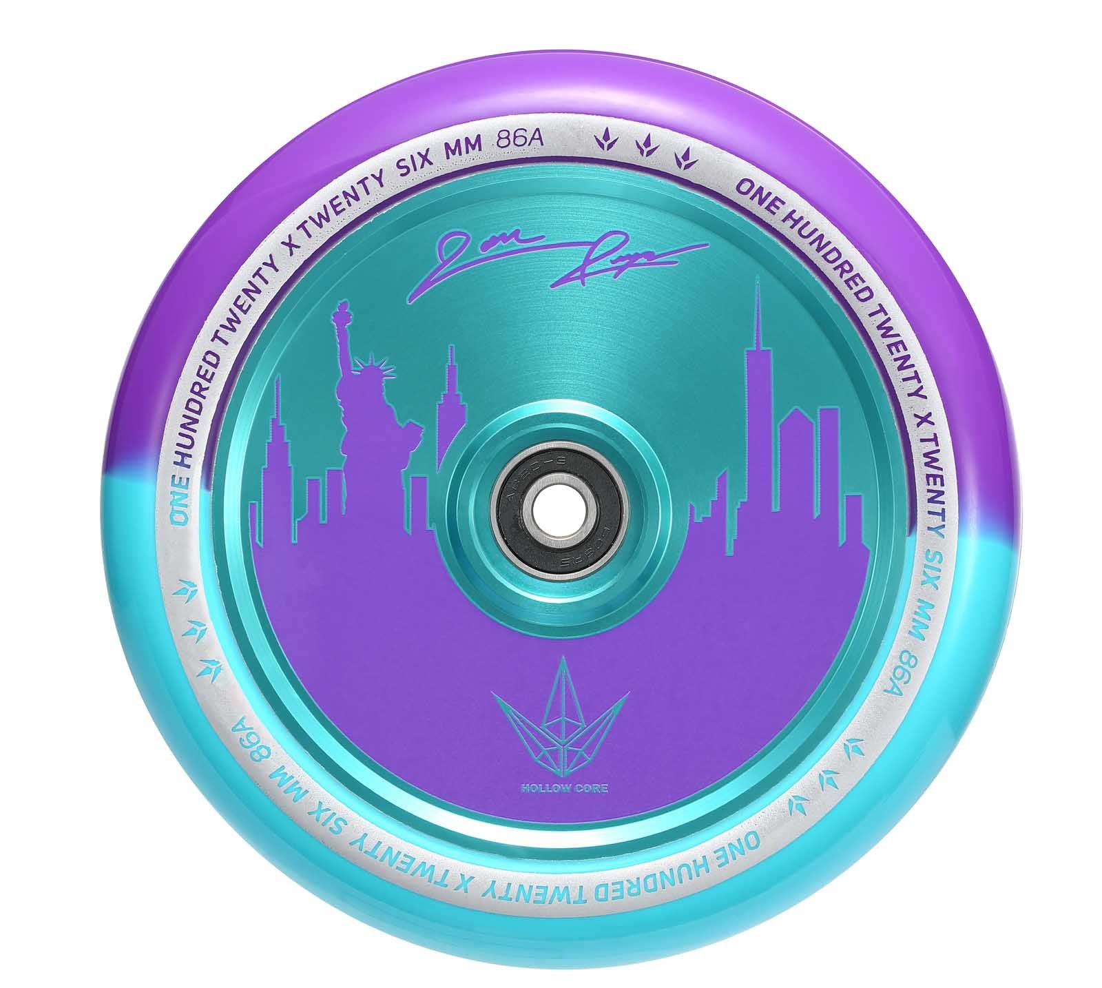 Envy Jon Reyes Signature Scooter Wheels 24mm x 120mm Purple/Teal Scooter Hut