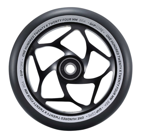 Envy Gap24 Po Scooter Wheels | 24mm x 120mm | Black/Black | SINGLE