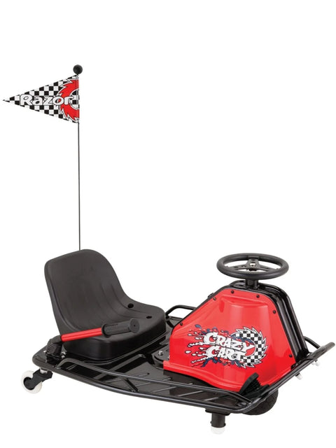 Razor | Electric Ride | Crazy Cart (Black)