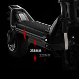 KAABO WOLF KING GTR FEATURE PEDAL HEIGHT - SCOOTER HUT