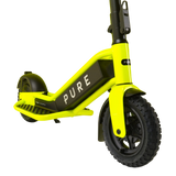 PURE ESCAPE+ YELLOW FRONT SIDE DECK - SCOOTER HUT