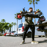 Kaabo Mantis King GT Electric Scooter Black/Red - Scooter Hut