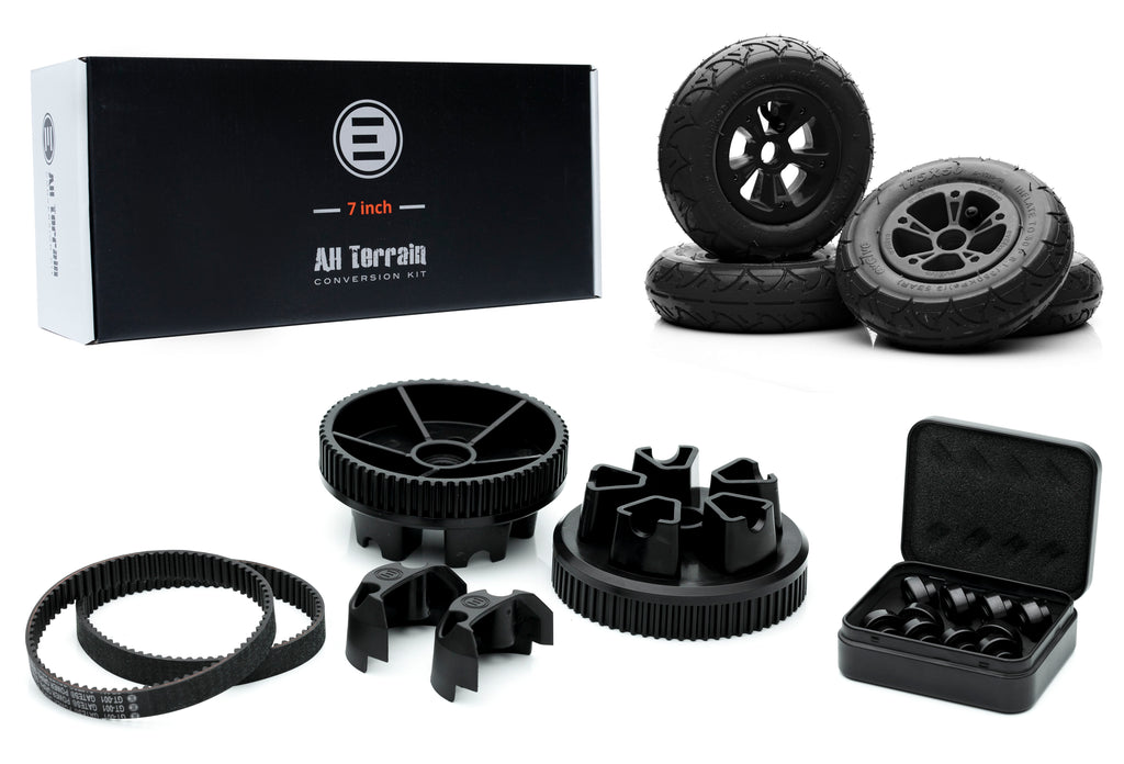 Evolve Electric Skateboard | All Terrain Conversion Kit |  175mm (7 Inch / 66T) - Scooter Hut