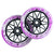 DNA Wheels | 24mm x 110mm | Clear Purple Marble/Black