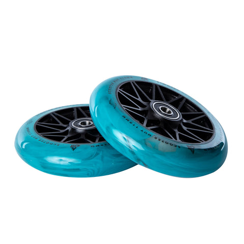 DNA Scooter Wheels | 24mm x 110mm | Clear Blue Marble/Black