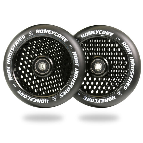 HoneyCore Scooter Wheels | 24mm x 120mm |  Black/Black