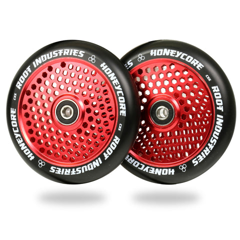 HoneyCore Wheels | 24mm x 120mm | Black/Red