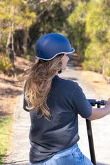 E-Glide Urban Electric Scooter Helmet, Navy Blue