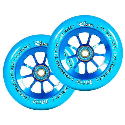 Glide Wheels | 24mm x 110mm | Sapphire