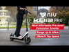 NIU KQi2 Pro Electric Kick Scooter - Grey